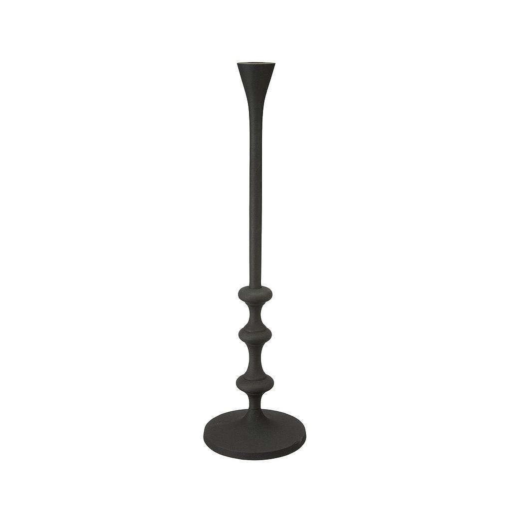 Kerzenständer schwarz 53 cm hoch Metall