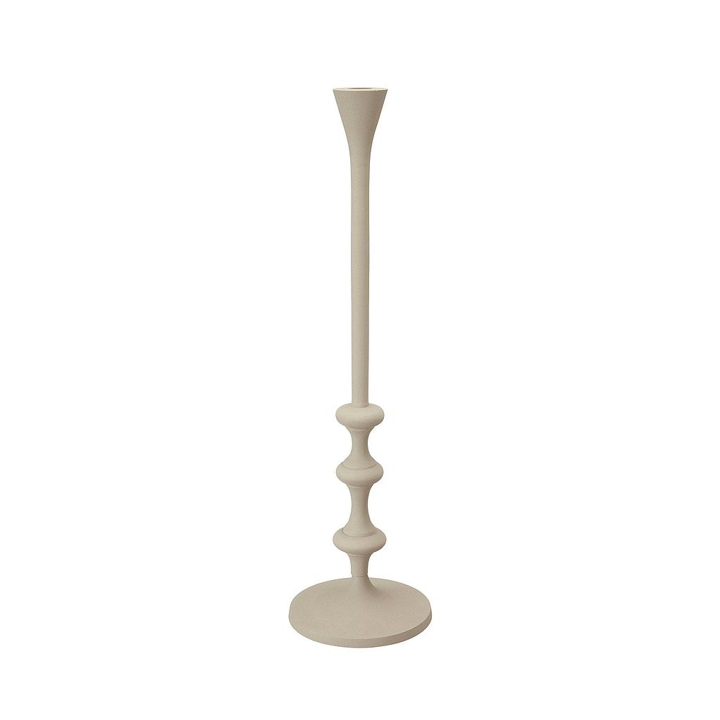 Kerzenständer beige 53 cm hoch Metall 