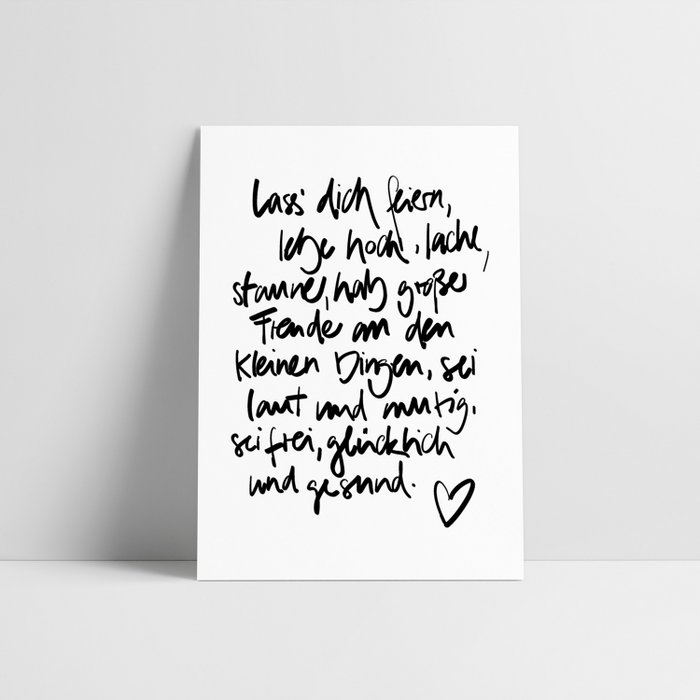 Postkarte  Lass dich feiern
