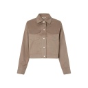 Kurze Jacke mit Brusttaschen