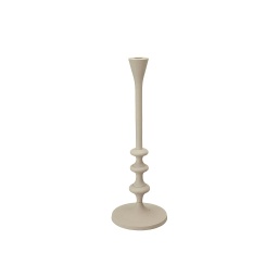 [2100000021291] Kerzenständer beige 43 cm hoch Metall 