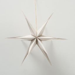 [2100000001927] Papierstern 3 D weiß 40 cm 