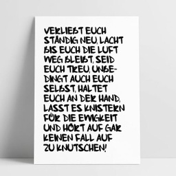 [2100000002702] Postkarte Verliebt euch 