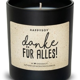 [2100000021994] Duftkerze danke für alles von Happysoy