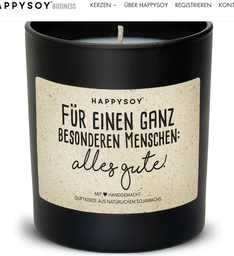 [2100000022045] Duftkerze Für einen von Happysoy 